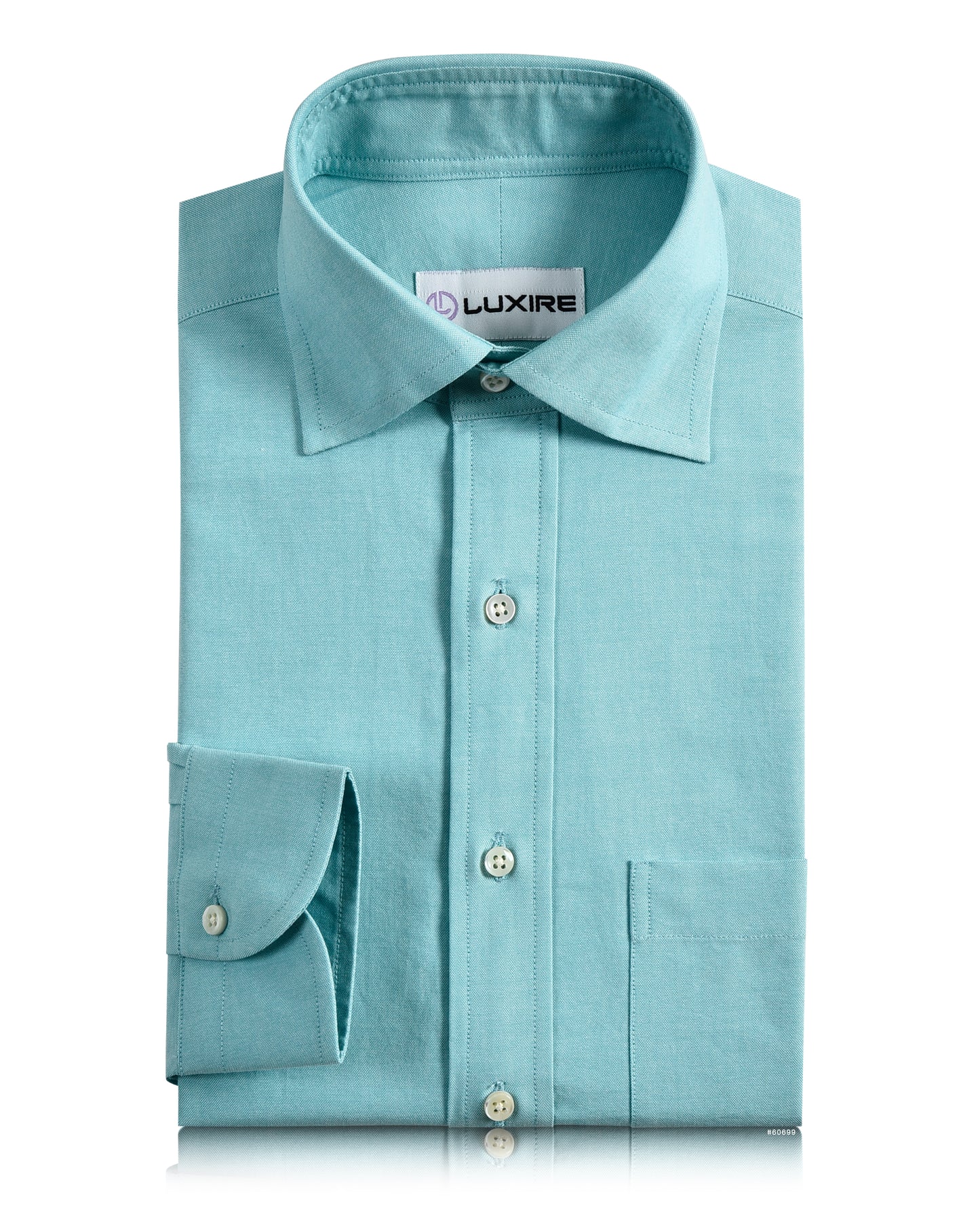 Pinpoint Light Green Oxford Shirt