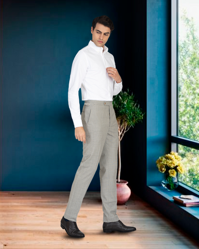 VBC – 4-fädige Tropenwolle: Grau Ecru Melange