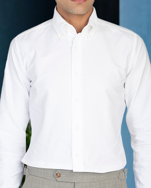 EZS Warzone White Oxford Shirt