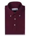 Polo bordeaux uni