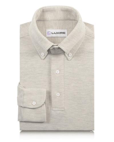 Cloud Grey Heather Polo-T-Shirt