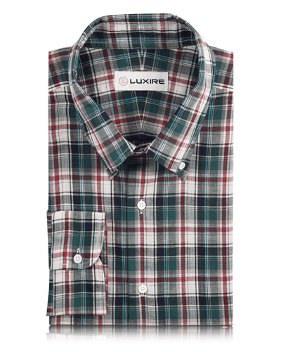 Sommer: Red Green Navy White Madras