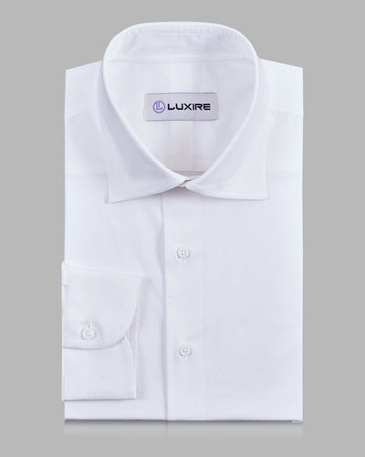 Weißer lässiger Chambray
