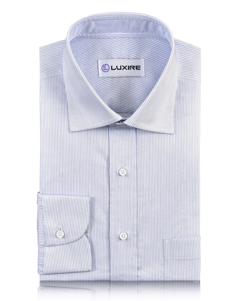 Monti Hemd in Weiß und Blau