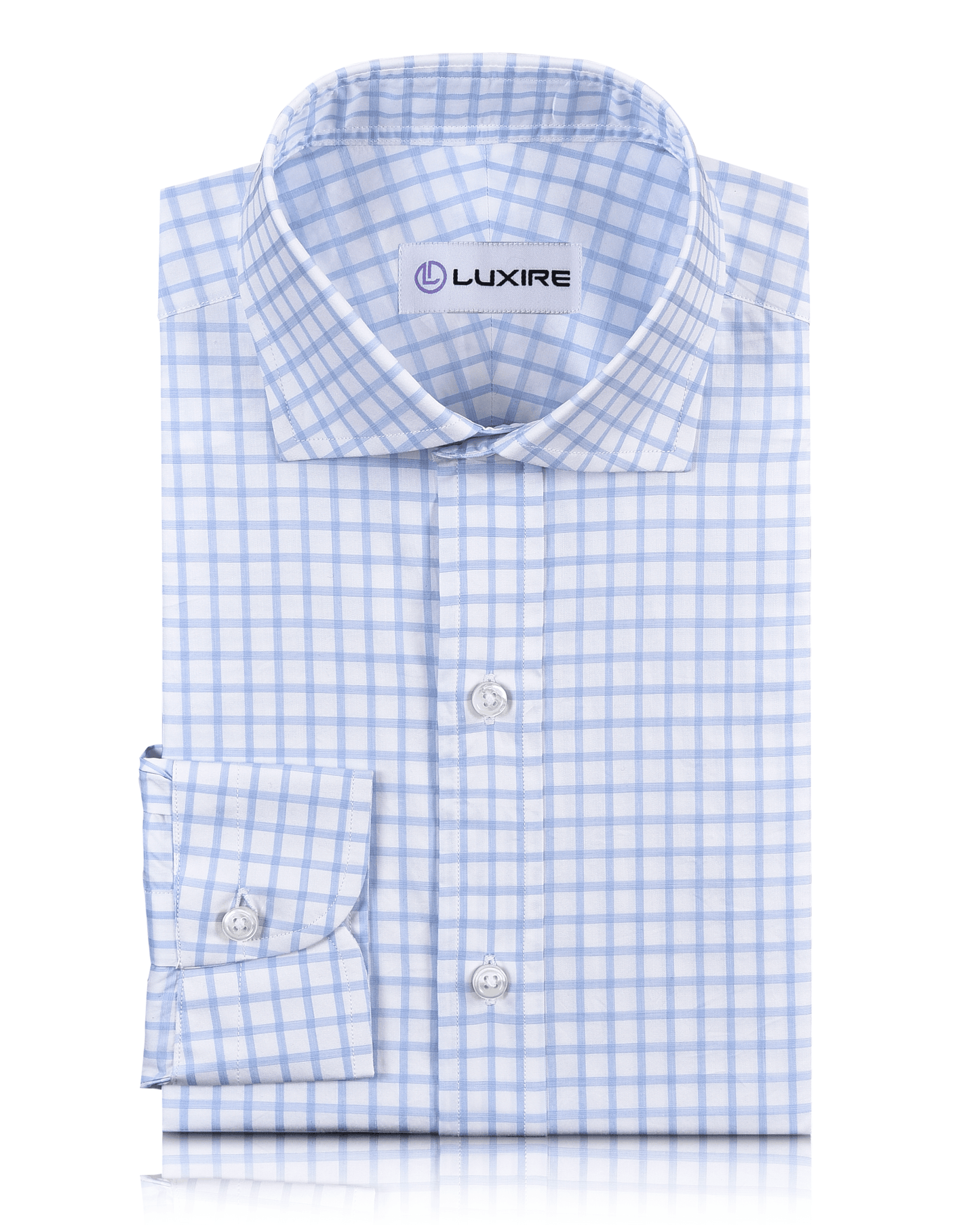 Albini: Light Blue Plaid