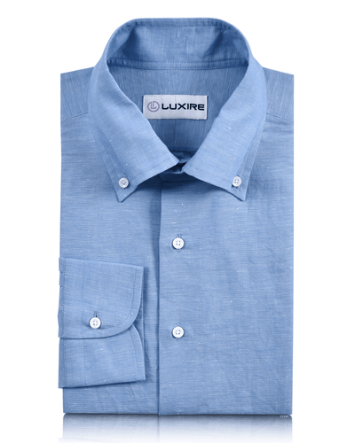 Chemise en chambray bleu Caroline