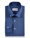 Blaues End-on-End-Hemd