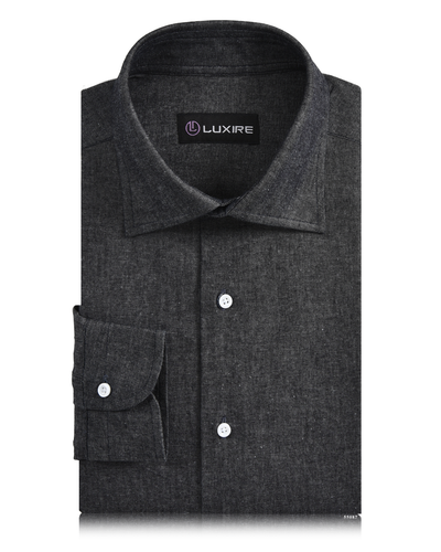 Dark Grey Chambray Shirt