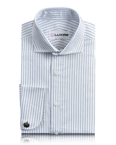 Monti blauer Nadelstreifen-Twill