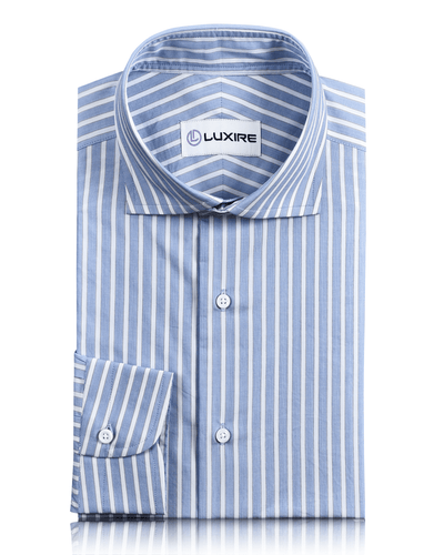 Monti Blue White Candy Stripes Hemd