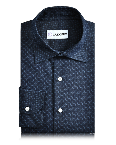 Denim indigo imprimé Wabash