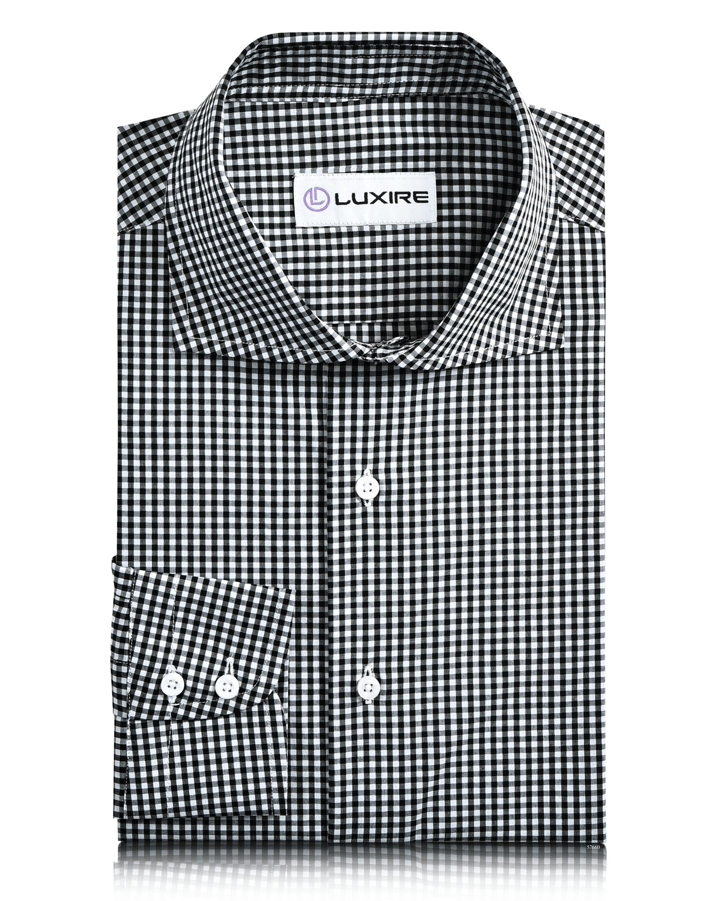Black & White Micro Gingham Shirt