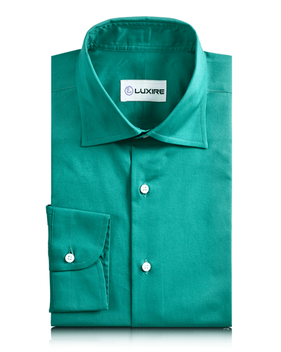 Chemise décontractée verte irlandaise