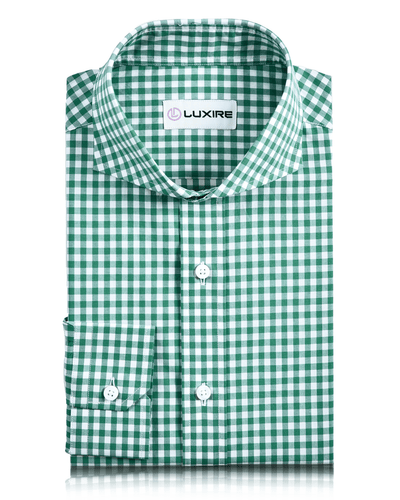 Grüne Gingham-Karos