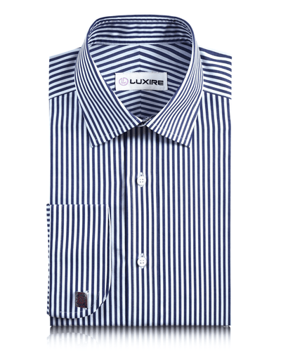 Rayures de robe marine