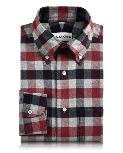 Grauer Hanf - Großes Gingham