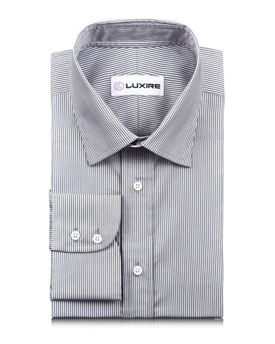 Weiße Streifen mit Grau