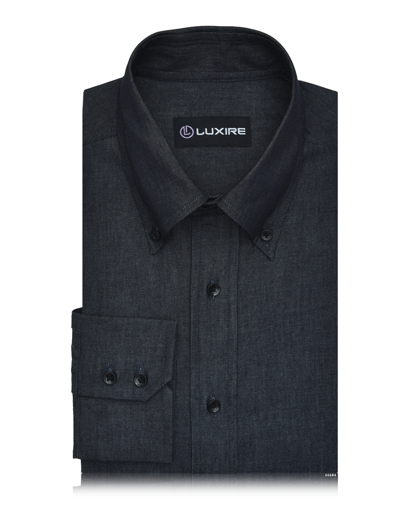 Bluish Grey Denim Shirt