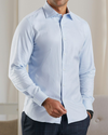 Brembana Hampton Twill Himmelblaues Hemd