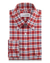 Oxford : Madras rouge marine