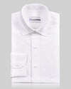 Chemise Oxford blanche à pois EZS