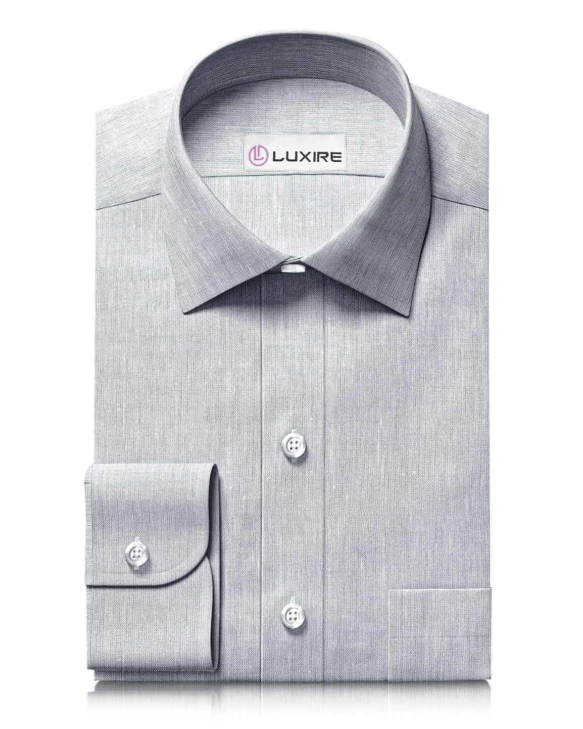 Linen: Light Grey End on End