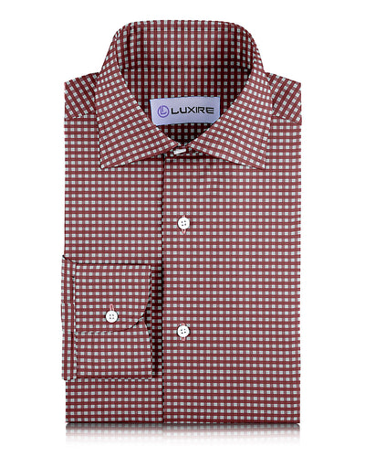 Lachsrosa Gingham