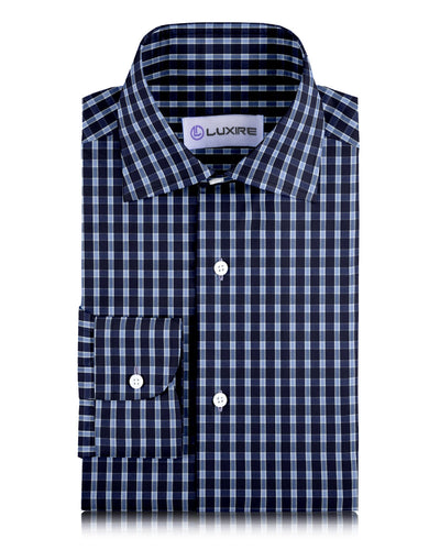 Tatersall bleu marine