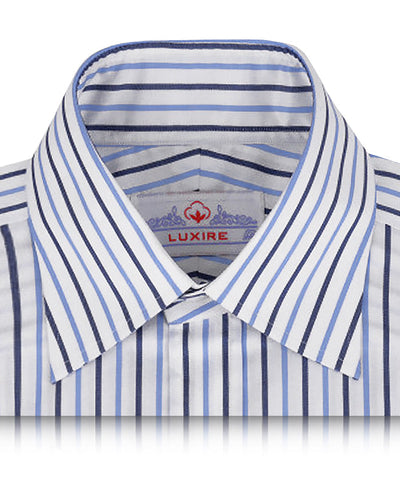 Robe Monti Bleu Marine Rayures