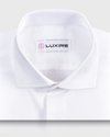 Brembana 2-lagiges Giza-Weiß-Business-Twill-Hemd