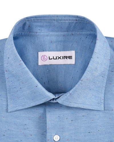 Gesprenkelter blauer Twill