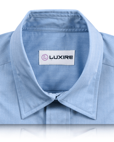 Chambray bleu d'été