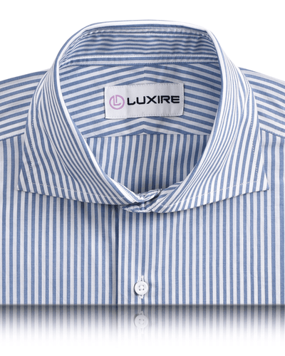 Blaues Candy-Kleid-Streifenhemd