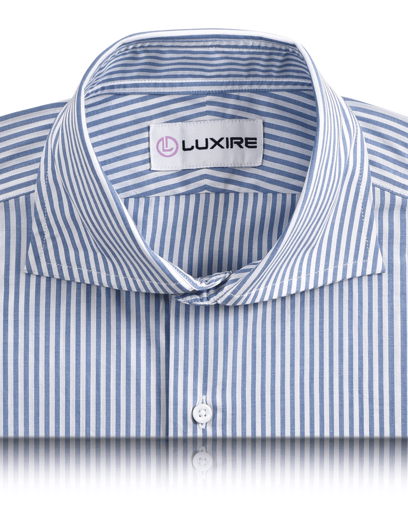 Blaues Candy-Kleid-Streifenhemd