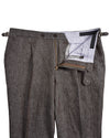 Solbiati Kaffeebraune Leinenhose