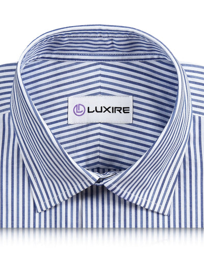 Schattierungen von Blue University Stripes Oxford