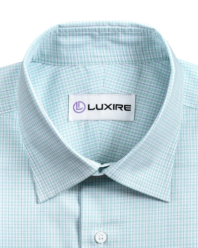 Weiß Grün Blau Tattersall