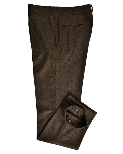 EThomas : Flanelle classique marron tabac