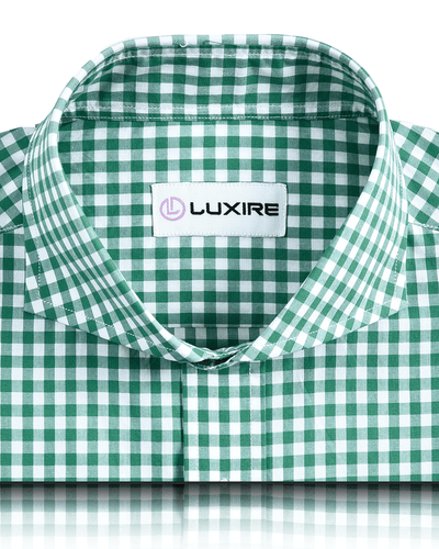 Grüne Gingham-Karos