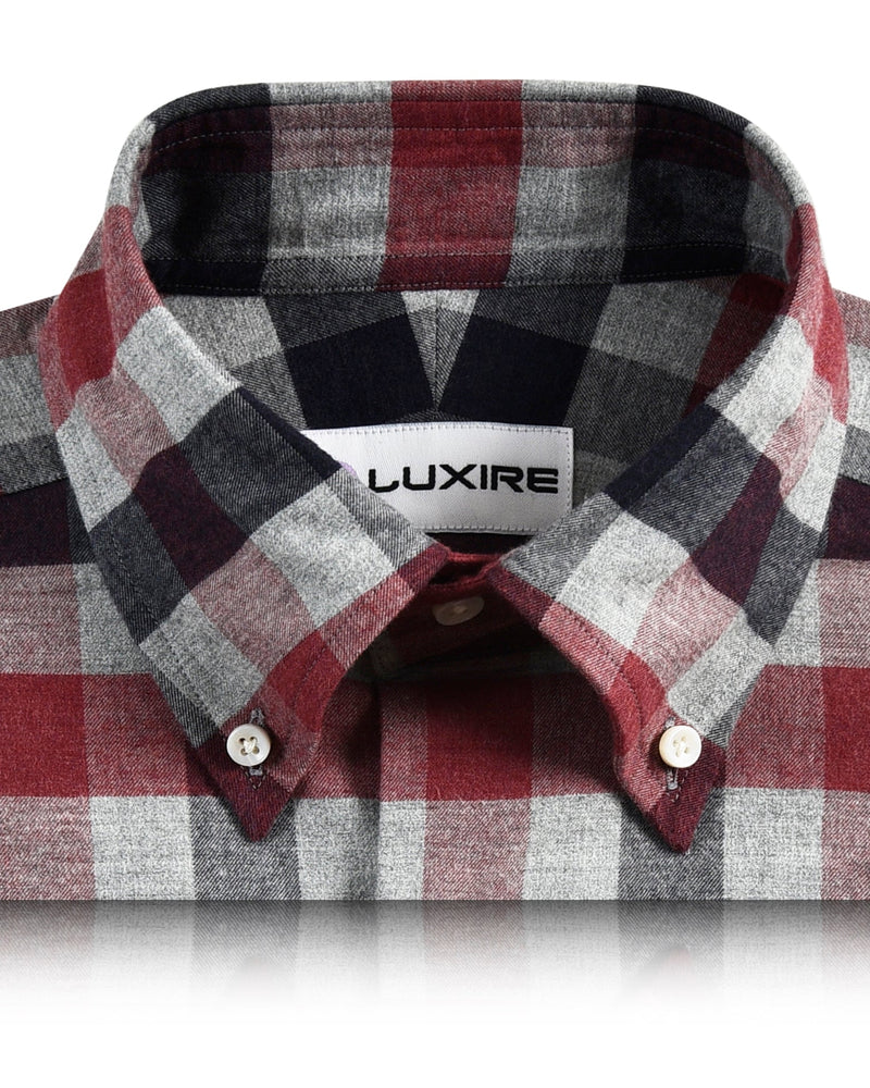 Grauer Hanf - Großes Gingham