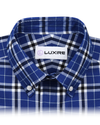Blue Plaid Twill Checks
