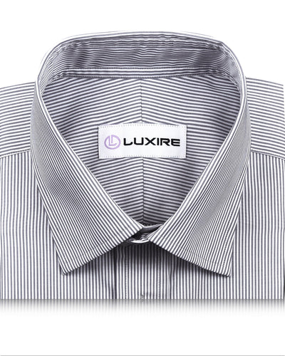 Weiße Streifen mit Grau