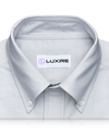 Chemise Oxford gris clair