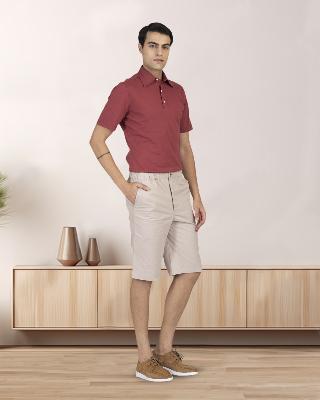 Marsala Soft Polo T-Shirt