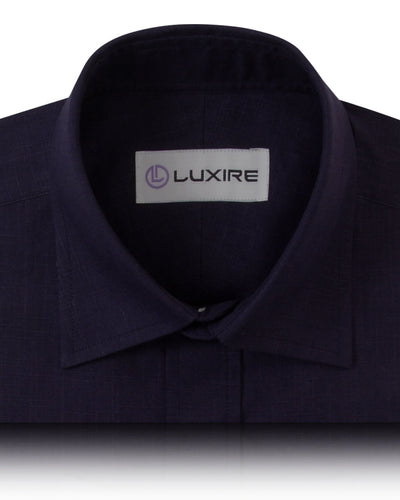 Lila Chambray-Hemd