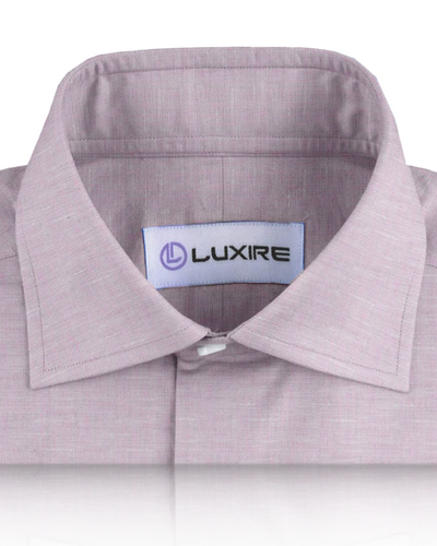 Leinen: Hellrosa Chambray