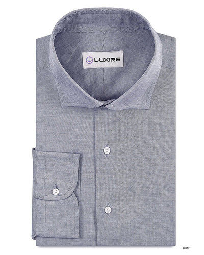 Chemise Oxford bleue