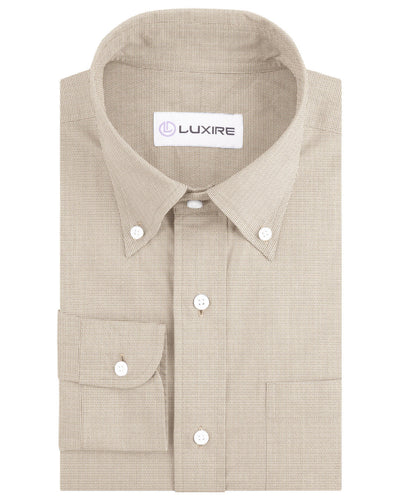 Coton Poly : Beige clair bout à bout