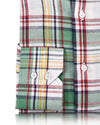 Coton et lin : Chemise à carreaux Madras multicolores classiques