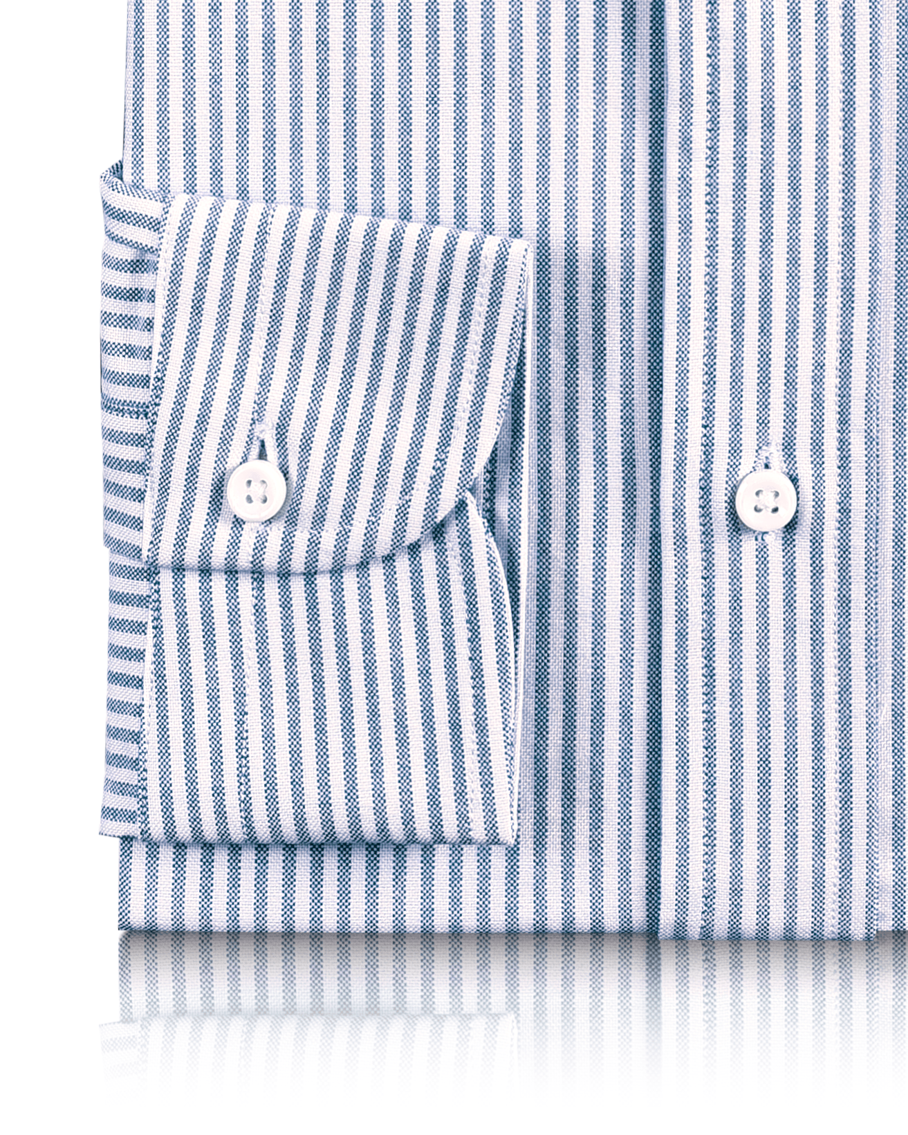 Blue University Stripes Oxford Shirt